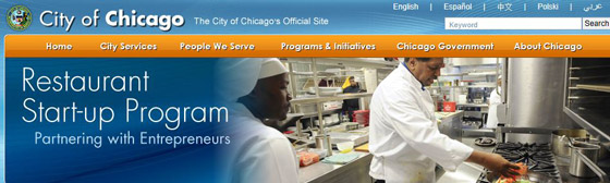 City of Chicago Restaurant Start-up Program